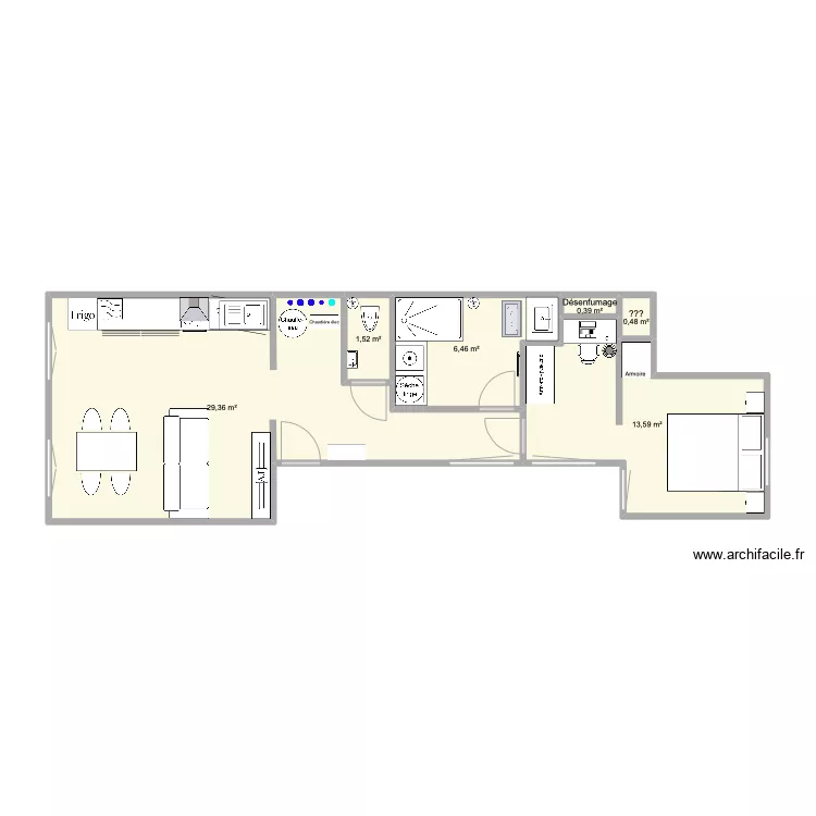 Appartement NB 2. Plan de Appartement NB 2. Plan de