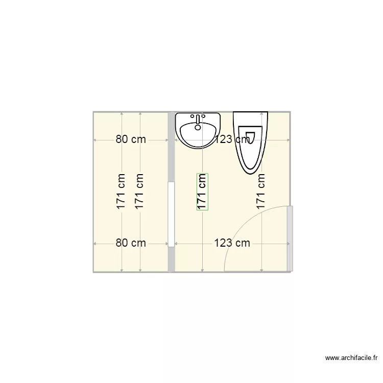MATIT-SDB-V3. Plan de 2  et 3 m²