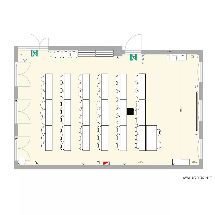 Salle Vulcain 7645. Plan de Salle Vulcain 7645. Plan de