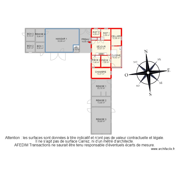 BI 19819 - . Plan de 0 pièce et 0 m2