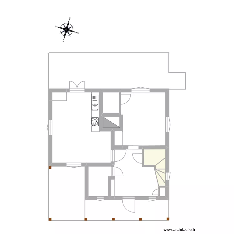 ma maison. Plan de 7  et 30 m²