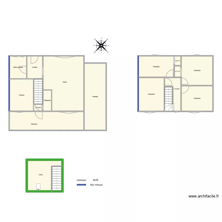 AMMI avt. Plan de 19 Pièces et 138 m²