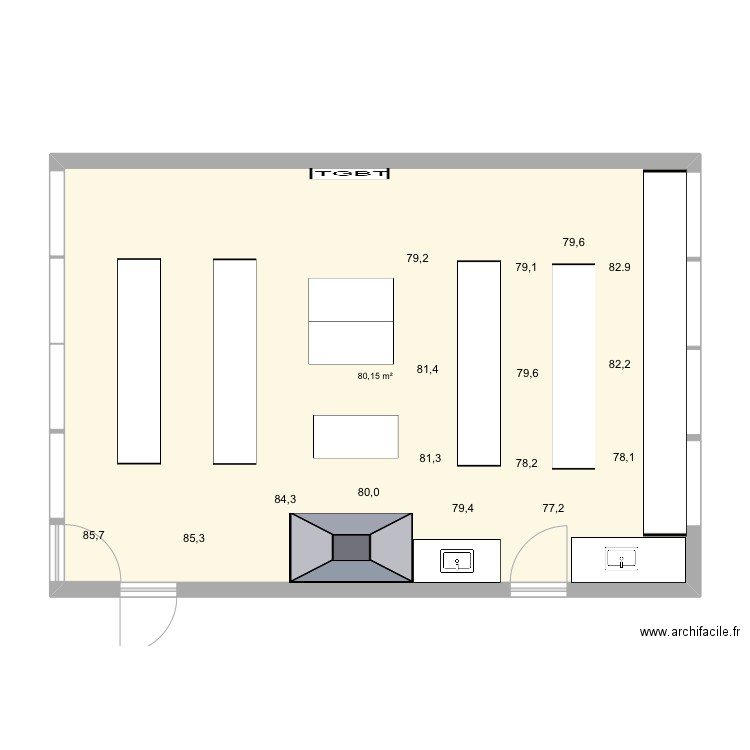 lab bruit. Plan de 0 pièce et 0 m2