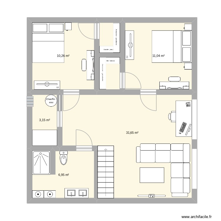 soussol. Plan de 0 pièce et 0 m2