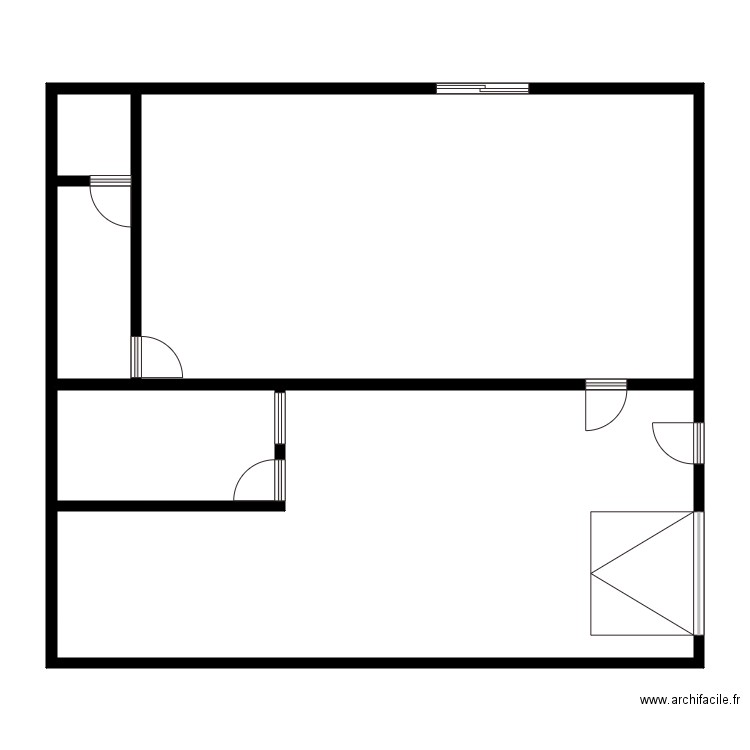 SCI DES OLIVIERS. Plan de 5 pièces et 131 m2