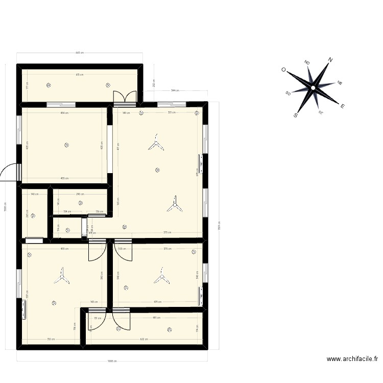 Maison individuelle VF modif 3. Plan de 8 pièces et 122 m2