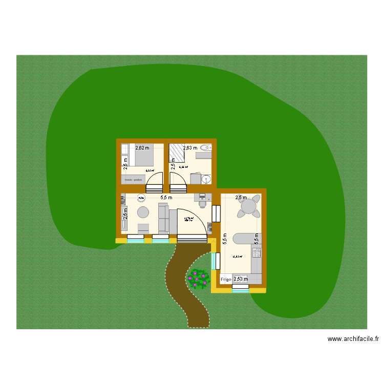 Tiny Hobbit. Plan de 0 pièce et 0 m2