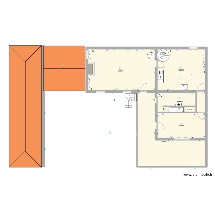 Plan Elect St Leger. Plan de 0 pièce et 0 m2