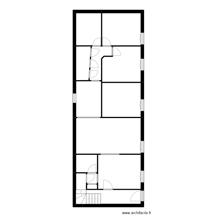 FAURE PATRICK . Plan de 32 pièces et 203 m2