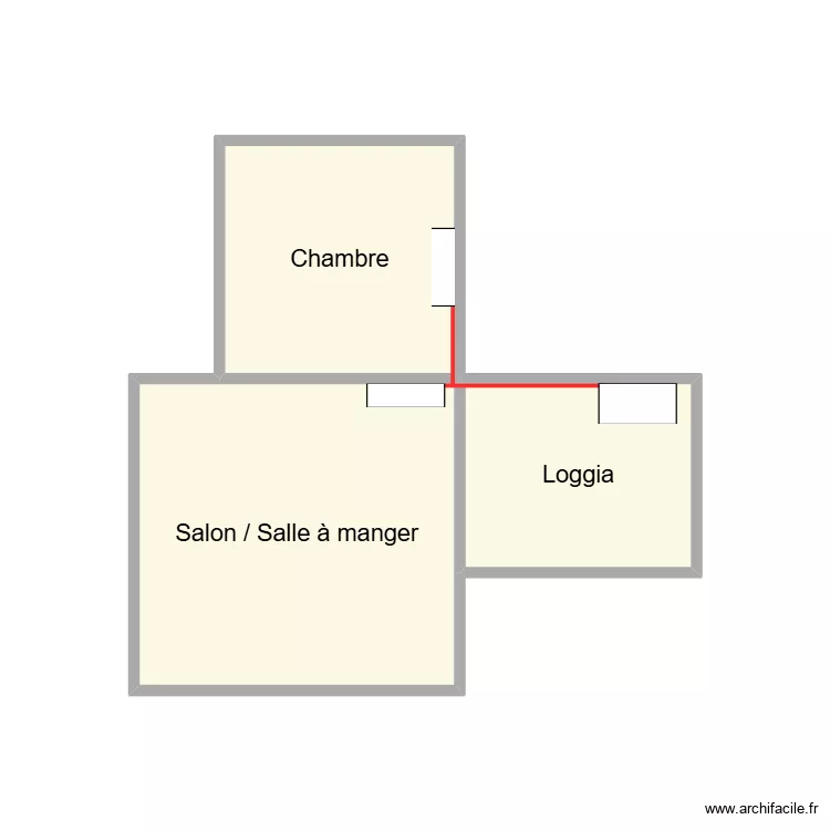 lauziard. Plan de 3  et 11 m²