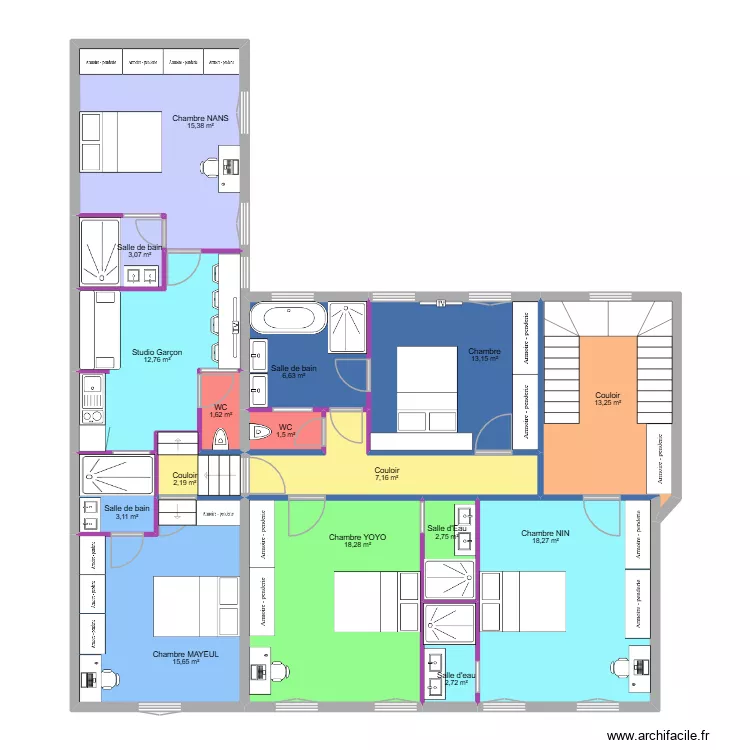 CHATEAUBRIAND R+1 v7. Plan de 