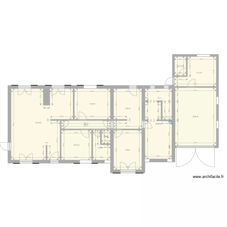 maison_Phocus cuisine_V1. Plan de 12  et 162 m²