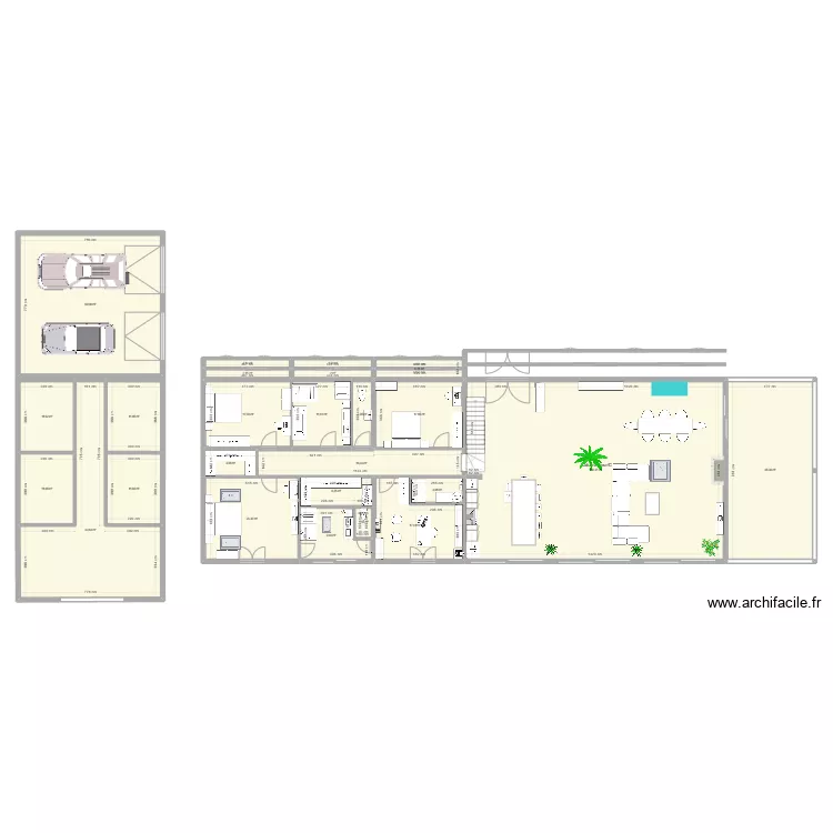 Villa Tarzan 22. Plan de 