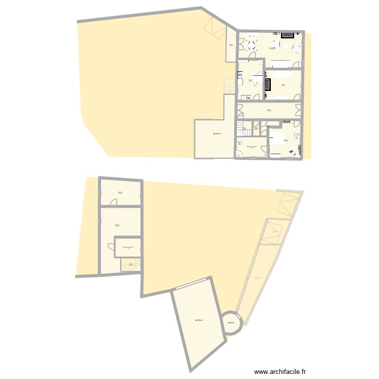 FERRIERES EN GATINAIS. Plan de 0 pièce et 0 m2