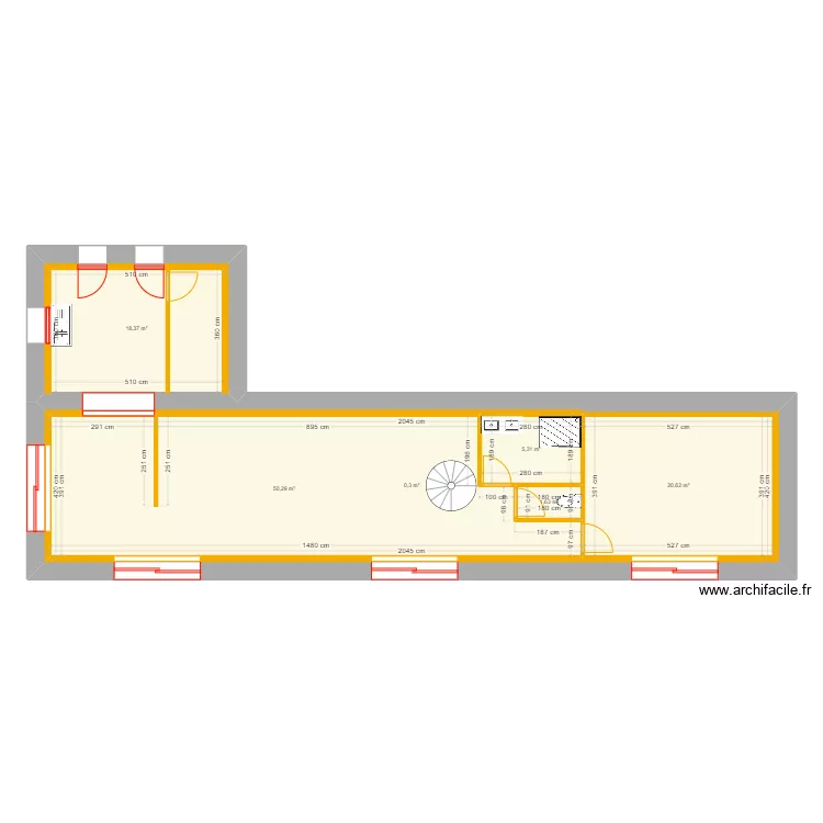CHARLES-EDOUARD. Plan de 