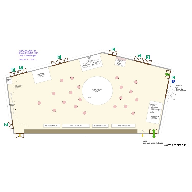 espace champagne AUBASSADEURS DERNIER  14 11 2025 maj. Plan de 1 pièce et 584 m2