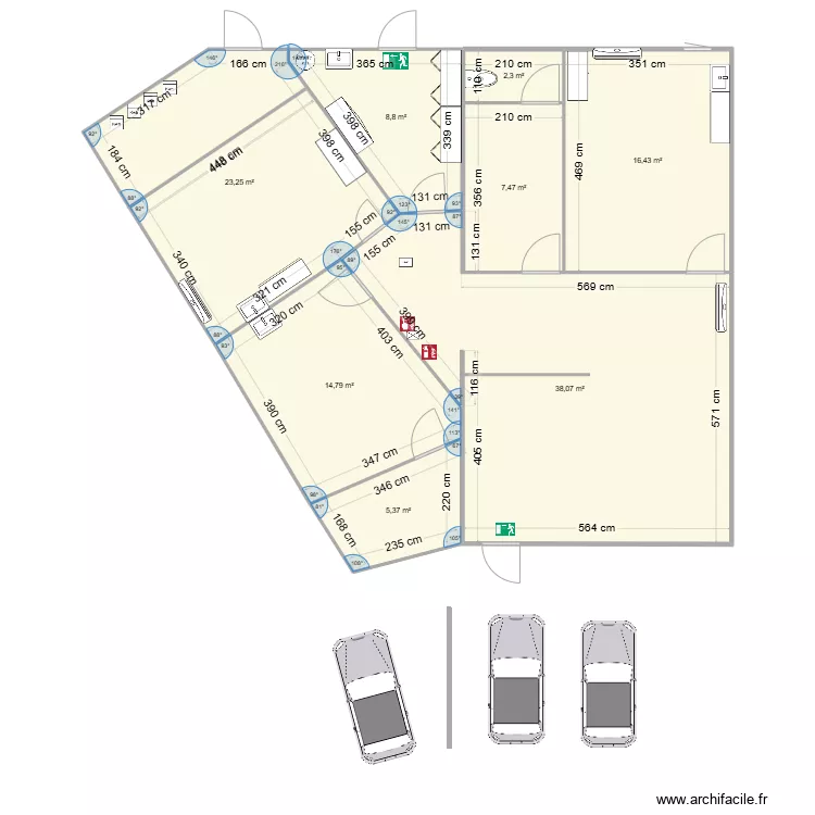 ancien plan clinique . Plan de 