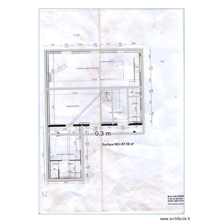 gard. Plan de 0 pièce et 0 m2