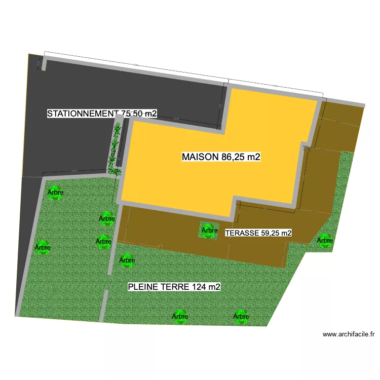 plan de masse. Plan de 