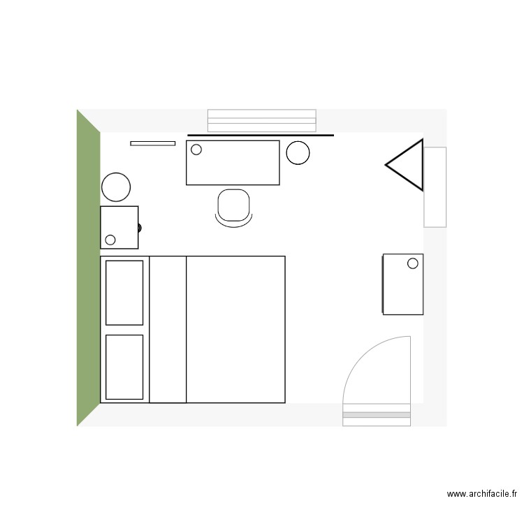 chambre 2. Plan de 0 pièce et 0 m2