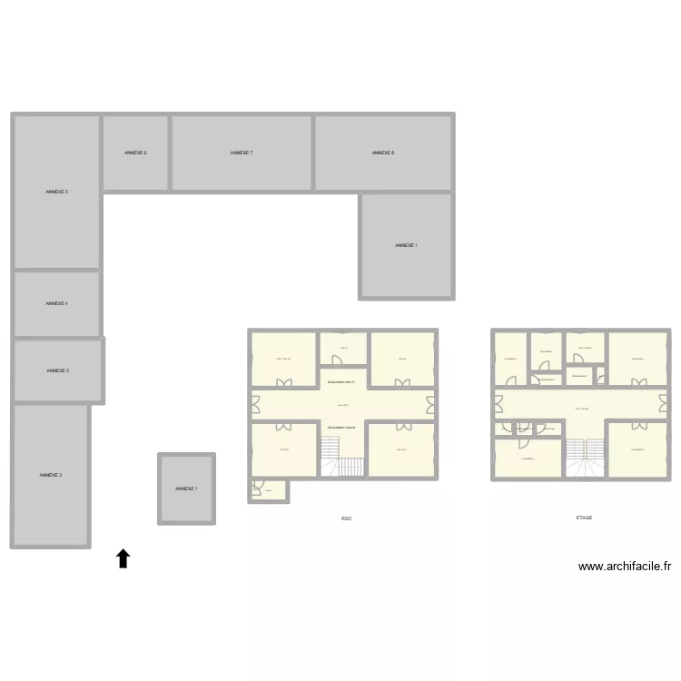 BEAUVOISIN. Plan de 29  et 865 m²