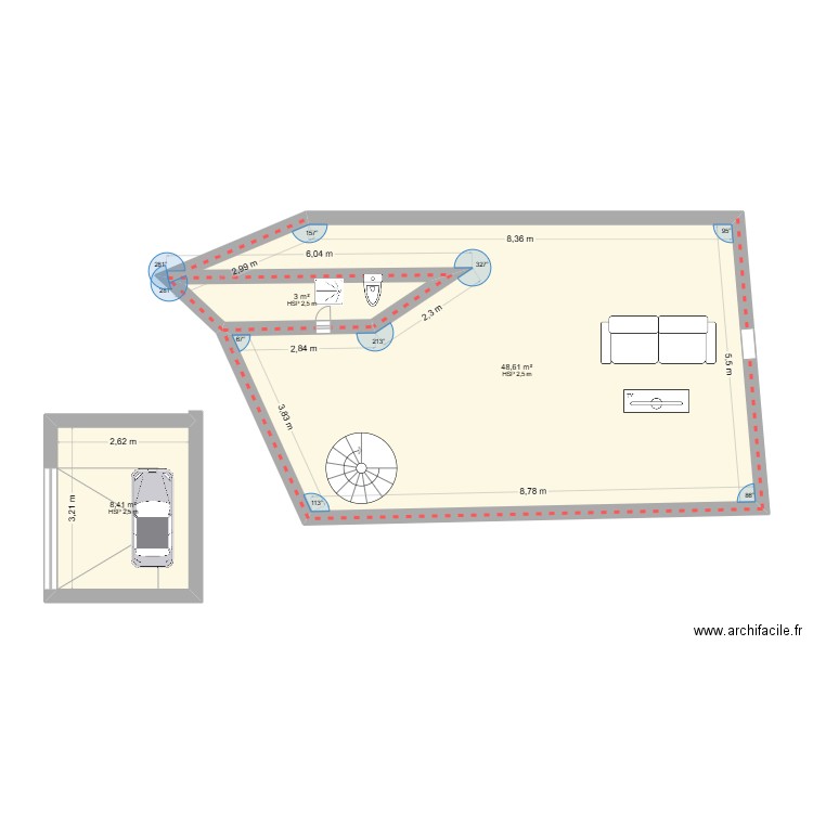 ty=pro ou code smaster sp ou ts,pro ou steven. Plan de 3 pièces et 60 m2