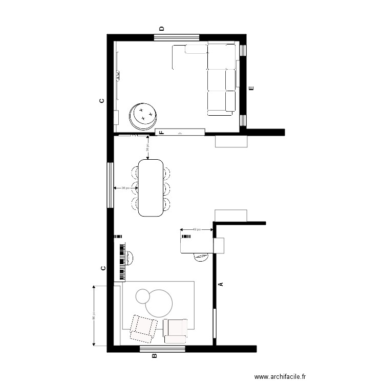 Annie-Claude vide. Plan de 0 pièce et 0 m2
