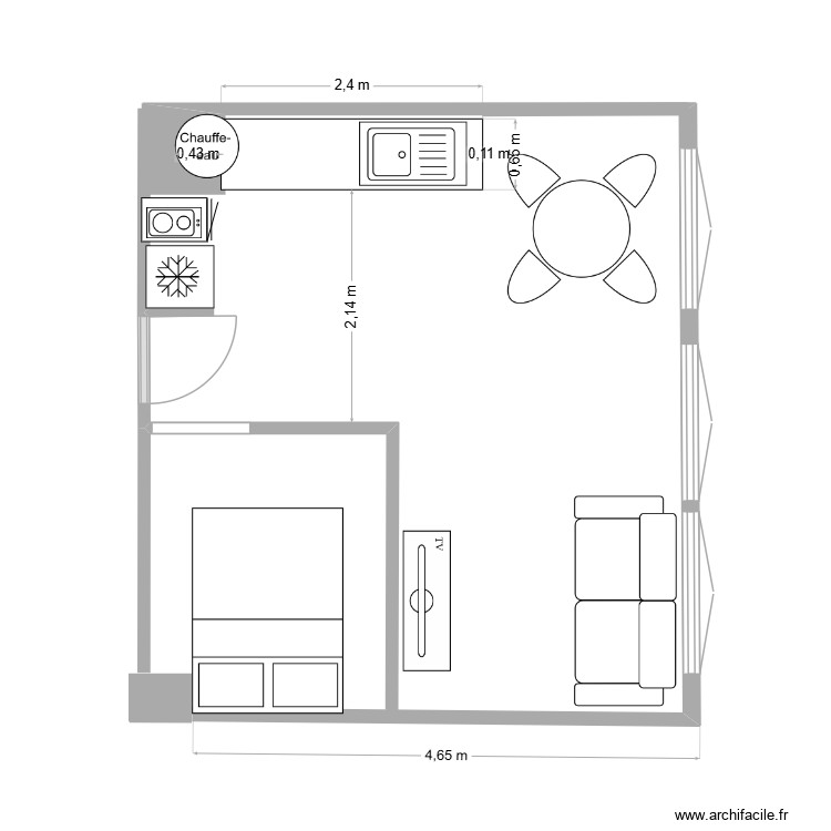 LA ROCHE BRUT. Plan de 0 pièce et 0 m2