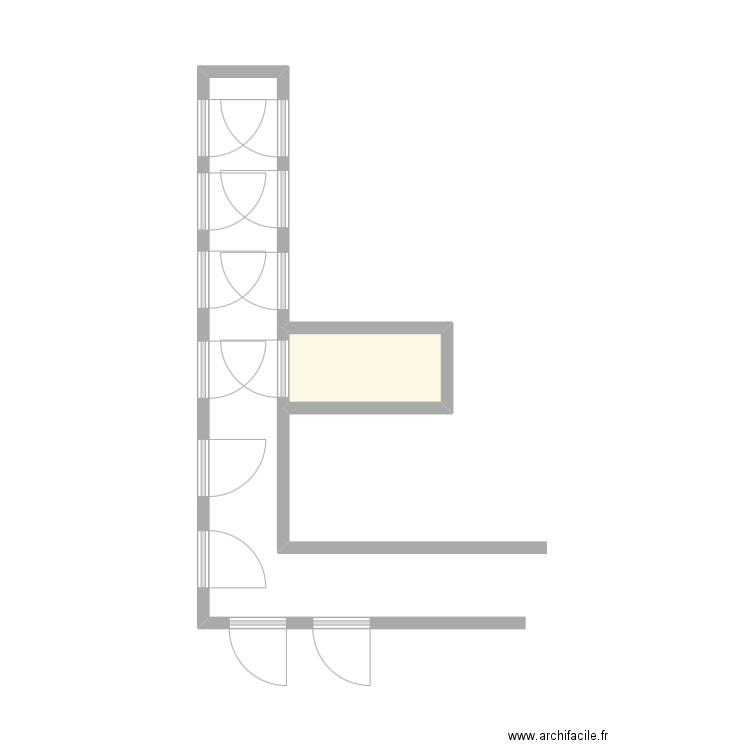 Kelder ‘Seawind’. Plan de 1 pièce et 2 m2