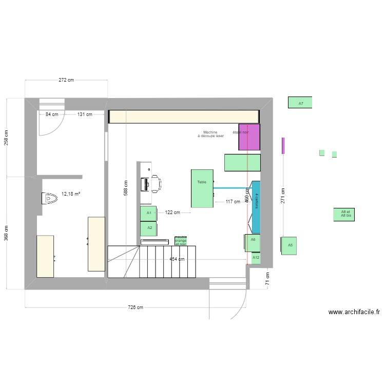 atelier bis. Plan de 0 pièce et 0 m2