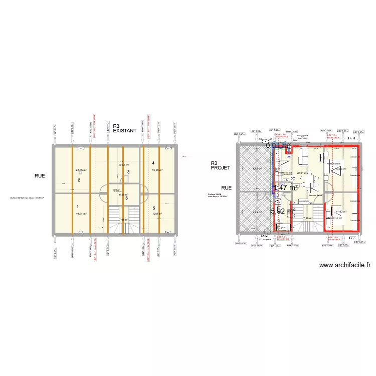 FRANKLIN 08062026 - DP et Hygiène. Plan de 112 et 1097 m² FRANKLIN 08062026 - DP et Hygiène. Plan de 112 et 1097 m²