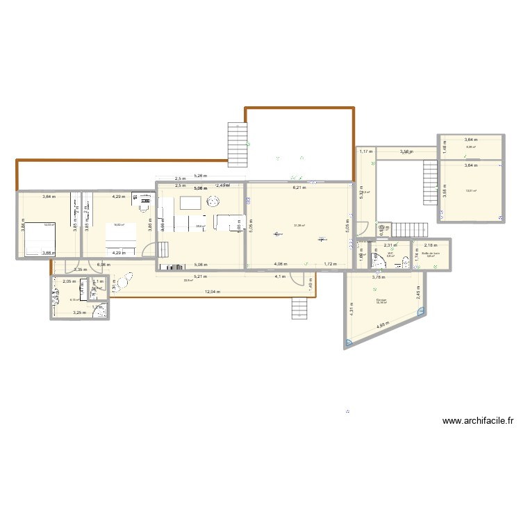 faka avancement V5 finale. Plan de 0 pièce et 0 m2