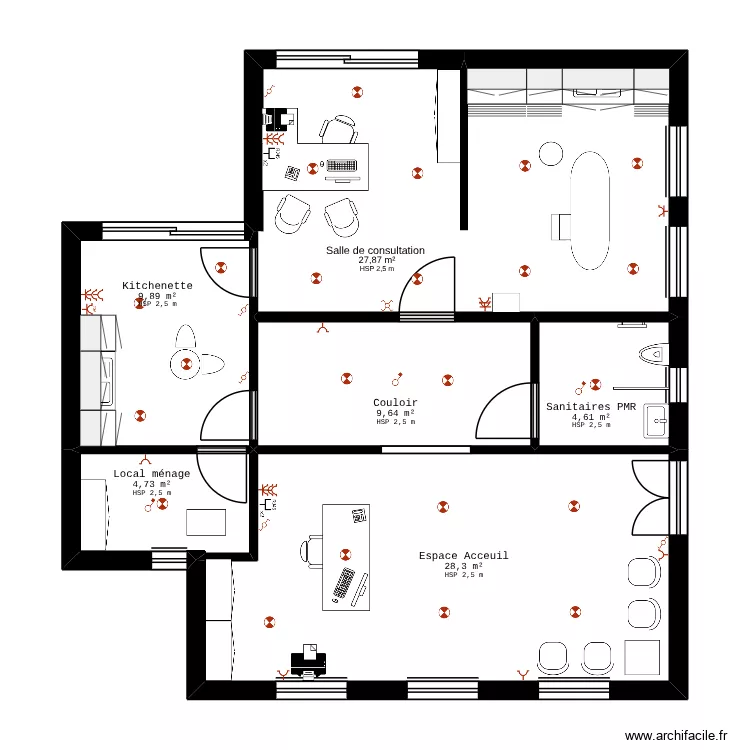 loub elec. Plan de 6 et 85 m² loub elec. Plan de 6 et 85 m²