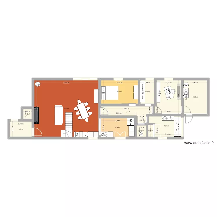 ste geneviève. Plan de 12 et 115 m² ste geneviève. Plan de 12 et 115 m²