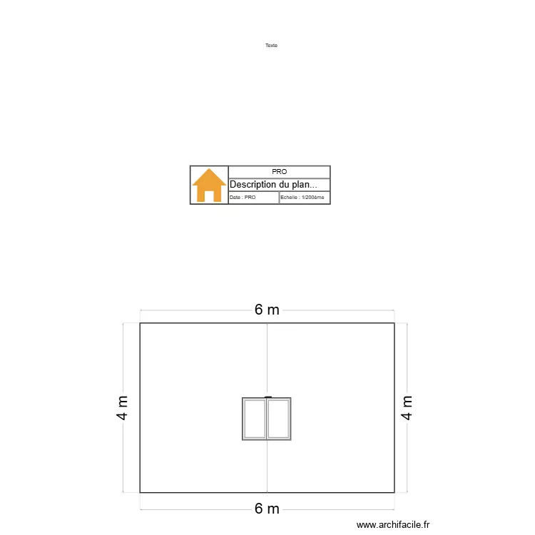 GARAGE. Plan de 