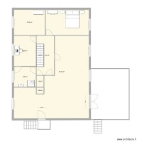 plan 23 rdc chbre et ouvert couloir