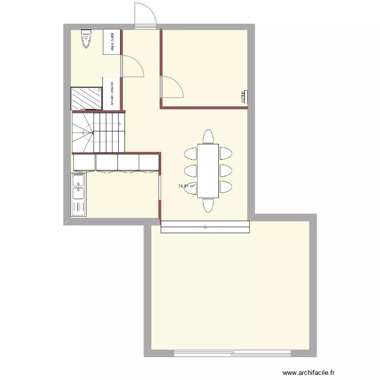 rdc montesson. Plan de 