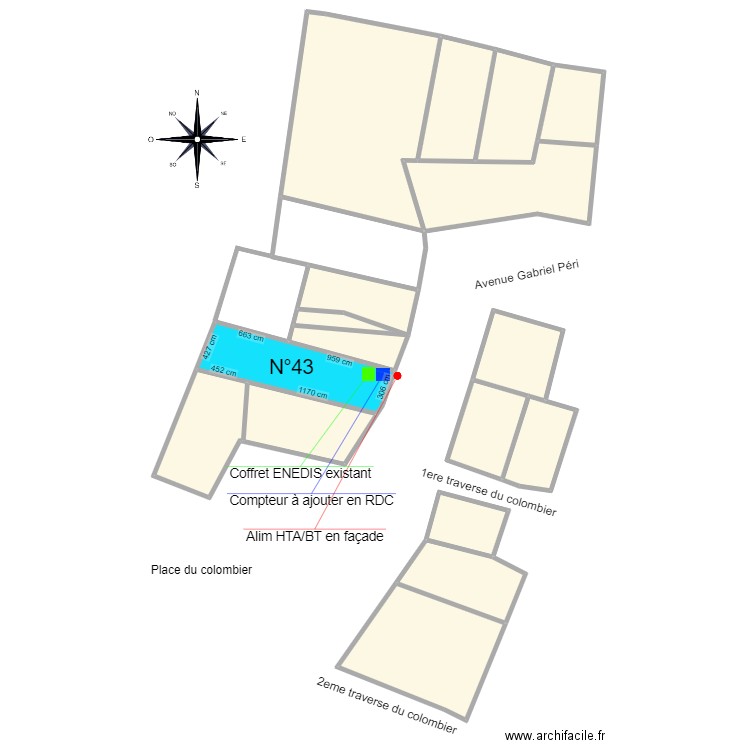 Alex. Plan de 17 pièces et 903 m2