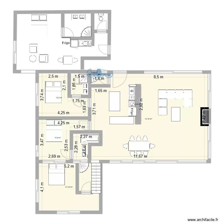 Maison Alcaidesa. Plan de 