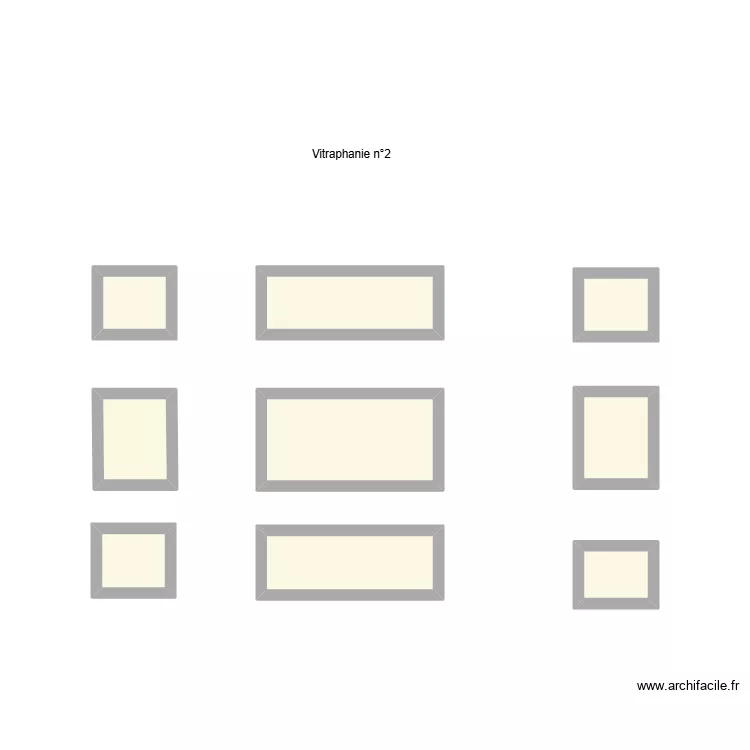 Vitrophanies n&deg;12. Plan de 