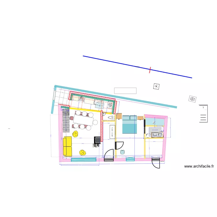 Port-Blanc Sdb bas (juin 26). Plan de Port-Blanc Sdb bas (juin 26). Plan de