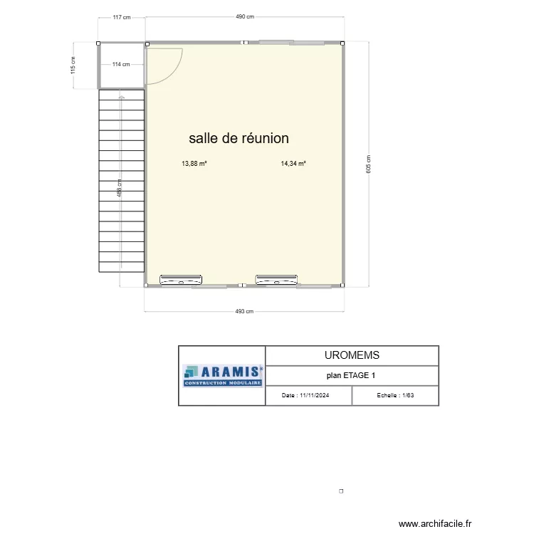 UROMEMS ETAGE 1. Plan de 