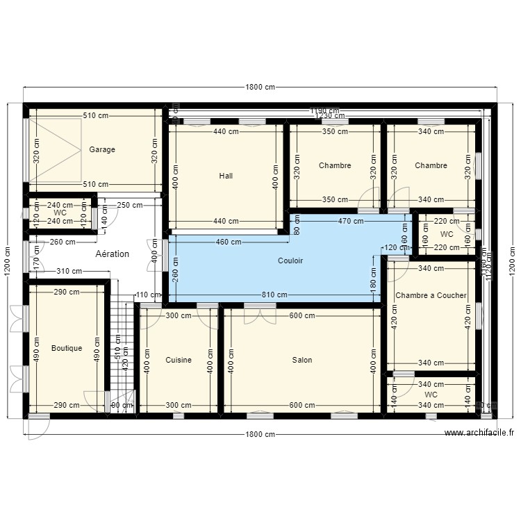 Plan de terrain 18mx12m Client 44 20 94 94 V2. Plan de 0 pièce et 0 m2