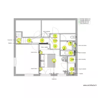 Caroline Ginglinger - 1&egrave;re Etage Lighting plan