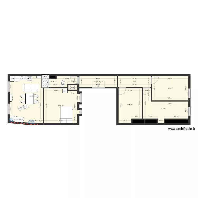 Romaric r&eacute;no. Plan de 