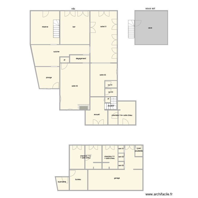 hotel moquais rdc am. Plan de 0 pièce et 0 m2 hotel moquais rdc am. Plan de 0 pièce et 0 m2