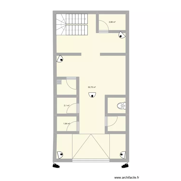 labo essalam. Plan de 4 Pièces et 60 m² labo essalam. Plan de 4 Pièces et 60 m²