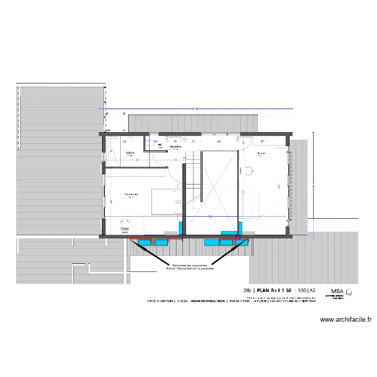 Thierry Tran R+1. Plan de 