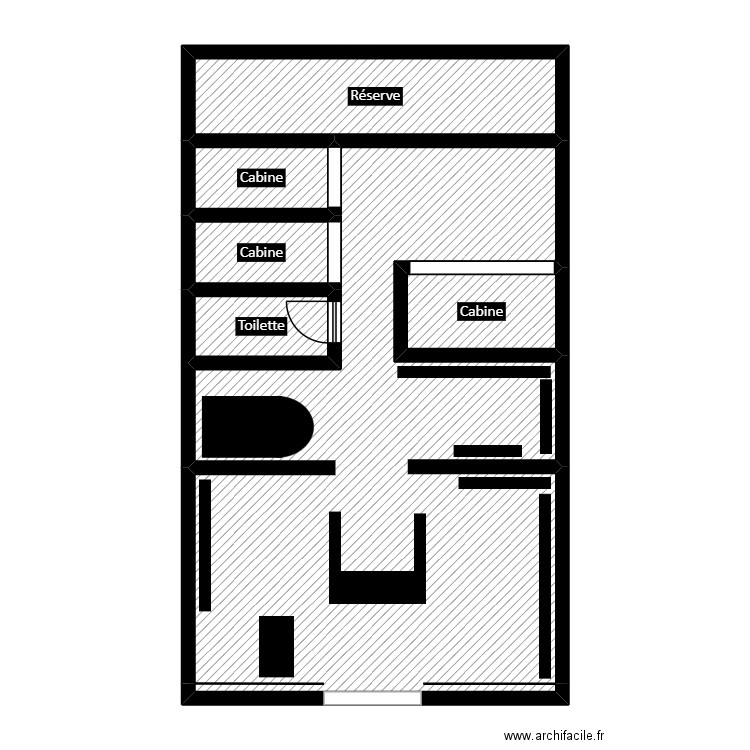 DS selection. Plan de 6 pièces et 77 m2