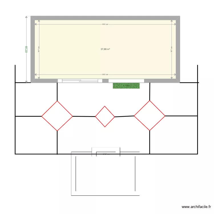 terasse piscine bois blanc 3. Plan de 1 et 38 m² terasse piscine bois blanc 3. Plan de 1 et 38 m²